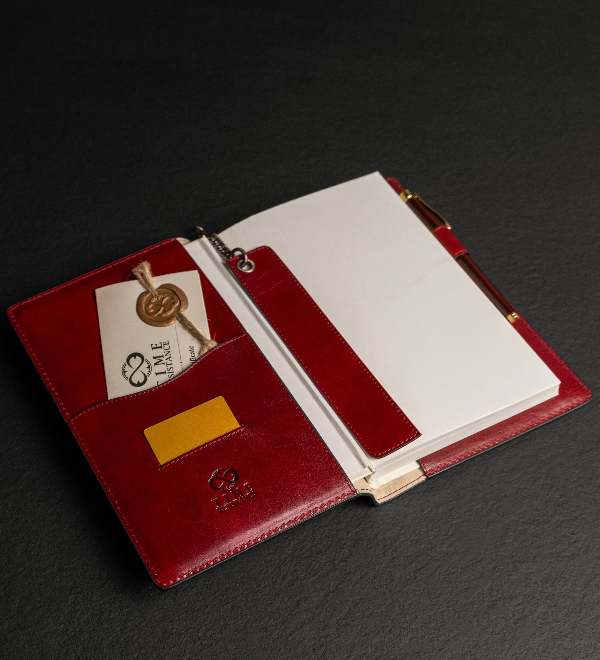 Womens Leather Journal with Refillable A5 Notepad - The Diary of a Nobody