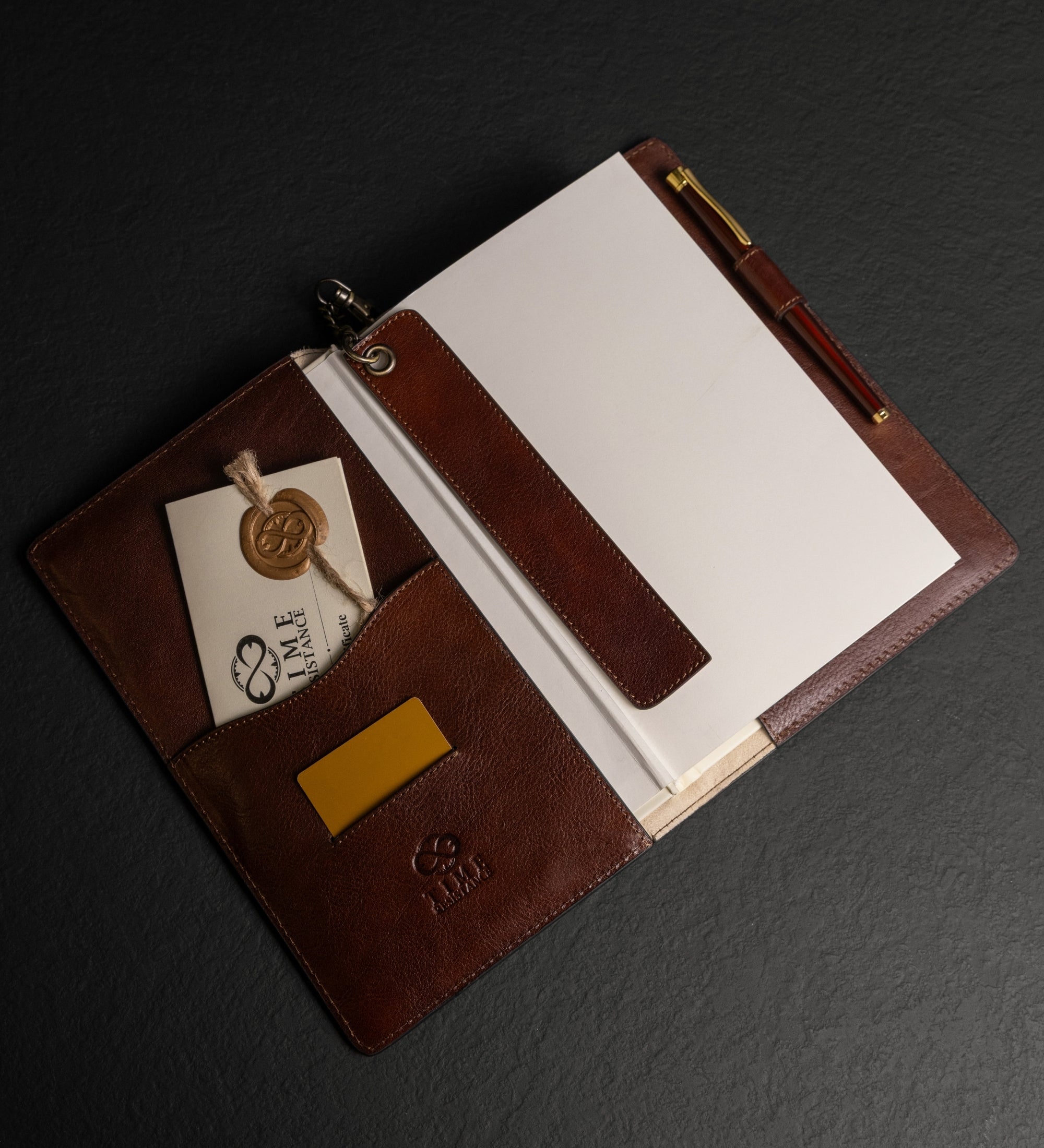 Leather Journal with Refillable A5 Notepad - The Diary of a Nobody